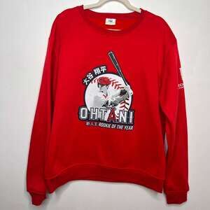 Shohei Ohtani 2018 Rookie of the Year Pullover Sweatshirt – MLB – Size XL